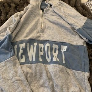 Brandy Melville Newport quarter zip